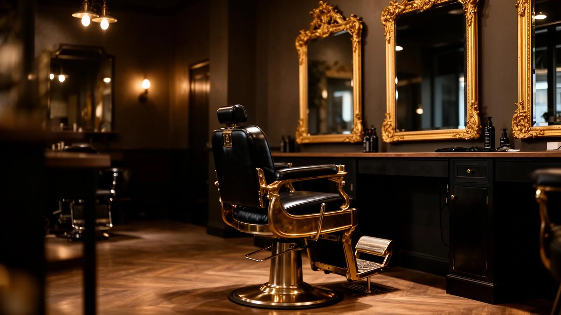 Intérieur du salon Coiffure Arsène